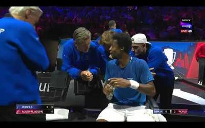 Monfils fights with Felix at Laver Cup 2023