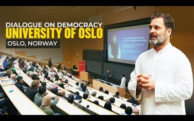 Defeating a Superpower with Affection- the Congress Idea | University of Oslo, Norway @rahulgandhi