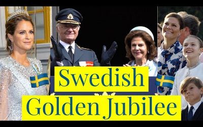 Sweden Celebrates King Carl Gustaf&#39;s Golden Jubilee!! Tiaras, a Balcony Appearance, Concert &amp; More!