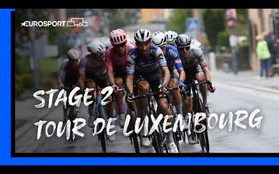 WHAT A FINISH! | Conclusion Of Stage 2 Tour De Luxembourg Race | Eurosport