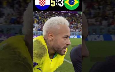 Croatia VS Brazil world cup-2022 highlight football (1-1)Penalties (4-2) goal #neymar  #lukamodric