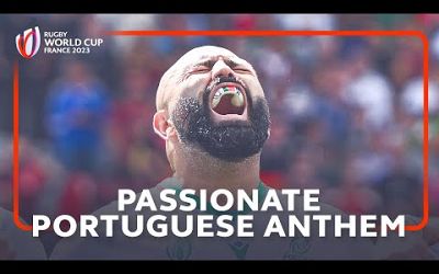 Portugal&#39;s passionate national anthem! | Rugby World Cup 2023