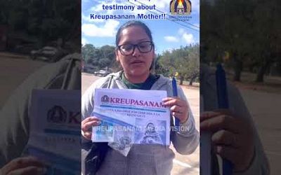 Lizette(Spain) testimony about Kreupasanam Mother!! #prayer #religion