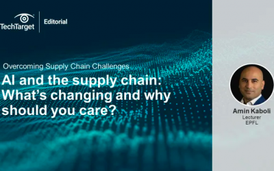 AI and the supply chain: What's changing and why should you care?