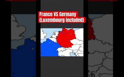 France vs Germany! #trending #mapping #war