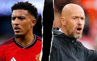 Jadon Sancho: Manchester United manager Erik ten Hag will not back down in stand-off with winger