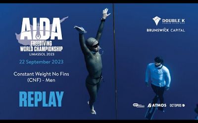 AIDA Depth World Championship Limassol 2023 - Constant Weight No Fins (CNF) - Men