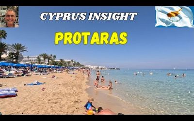 Protaras Beach Cyprus - A Walk by the Water&#39;s Edge.