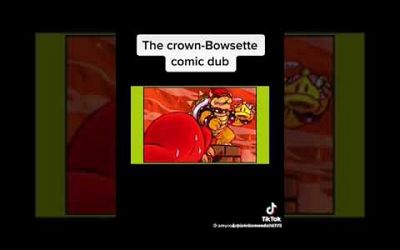 Bowser Transformation into Bowsette Comic DUB