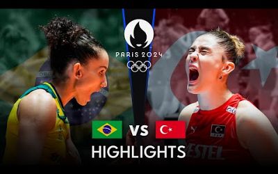 BRAZIL vs TURKIYE | Highlights | Women&#39;s OQT 2023