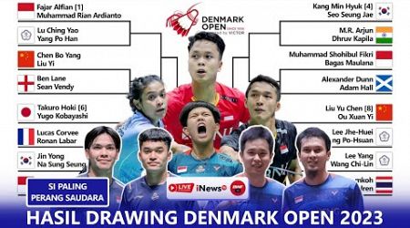 Hasil Drawing Denmark Open 2023. Si Paling Perang Saudara &quot;Ganda Putra Indonesia&quot; #denmarkopen2023