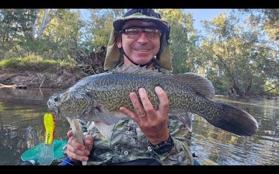 Kayak Fishing The Broken River Casting Lures For Murray Cod