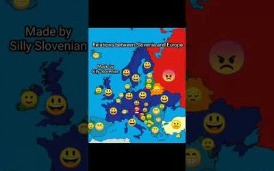 Relations between Slovenia and Europe #europe #mapping #map #country #geography #slovenia