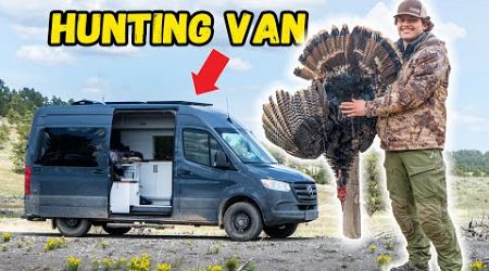 HUNTING in CUSTOM VAN!! (Western Turkey Hunting)