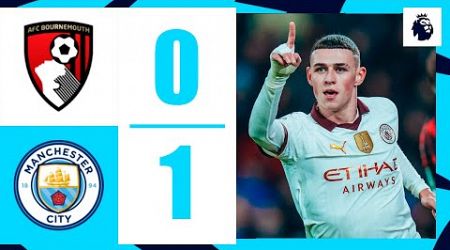 Phil Foden Goal | Bournemouth vs Manchester City 0-1 Extended Highlights | Premier League 2023/24