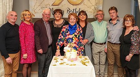In pictures: Maureen Buchanan celebrates her 90th birthday in Donegal Town