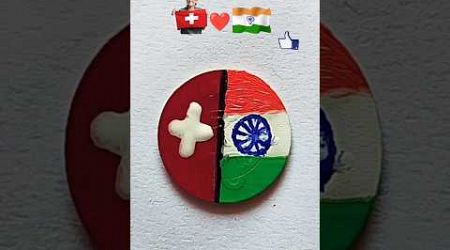 jana gana mana | national anthem India Switzerland flag #shorts #viralart #janaganamana
