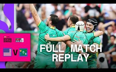 A HATTRICK TRY for the Golden Point! | USA v Ireland | HONG KONG HSBC SVNS | Full Match Replay