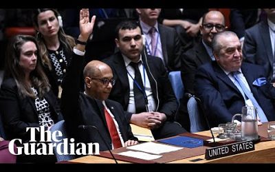 United States vetoes Palestinian request for full UN membership as UK abstains from vote