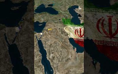 Iran Israel #pakistan #india #iran #maps #facts#youtubeshorts