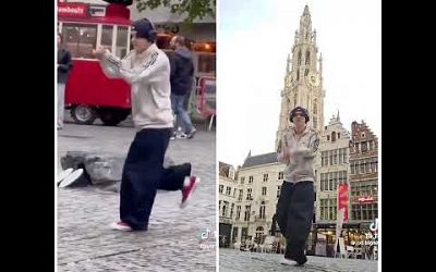 yeonjun dance in belgium #txt#yeonjun#shorts#kpop#foryou
