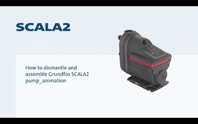 How to dismantle and assemble Grundfos SCALA2 pump