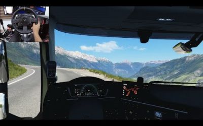 To Switzerland - Euro Truck Simulator 2 v1.50 | Thrustmaster TX gameplay