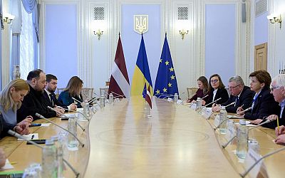 Latvian Foreign Minister makes trip to Ukraine