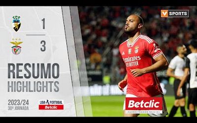 Resumo: Farense 1-3 Benfica (Liga 23/24 #30)