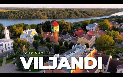 ONE DAY IN VILJANDI (ESTONIA) | 4K 60FPS | Look how beautiful this place is!