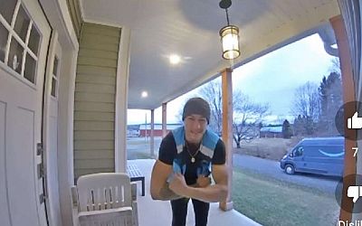 Have You Seen This? Amazon driver takes advantage of doorbell camera to fuel rivalry
