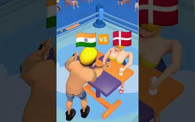 India vs Denmark in muscle rush games || Indian balo like comment share karo || #india #games #song