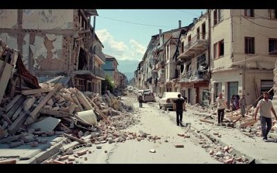Turkey NOW! 5.6 Magnitude Earthquake. Houses are destroyed. People are in panic