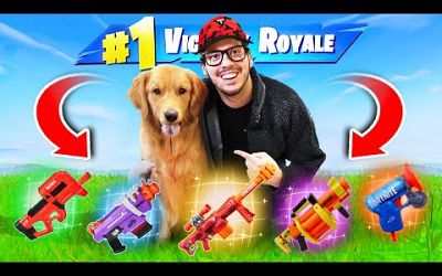 Using My *DOG* to PICK MY LOOT in Fortnite!