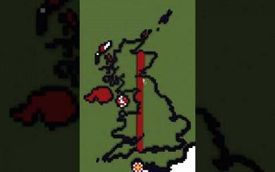 Building United Kingdom - Medium Scale #flags #maps #minecraft #uk #britain #england #london