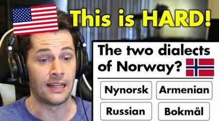 American Takes a Norwegian Quiz - How Norwegian Are You?