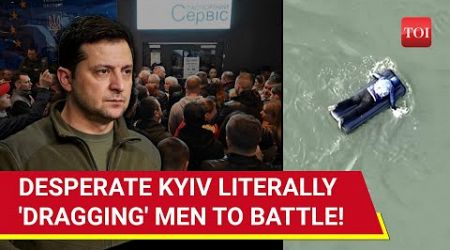 Poland: Ukrainians Fight As Kyiv Halts Passport Renewals; Man Uses Inflatable Mattress To Escape