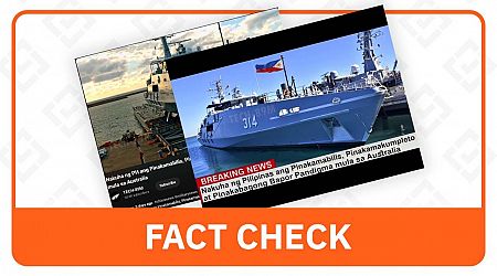 FACT CHECK: Trinidad and Tobago Coast Guard owns ship allegedly bought by PH Navy
