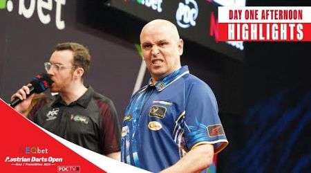 DEBUT DELIGHT! | Day One Afternoon Highlights | 2024 Austrian Darts Open