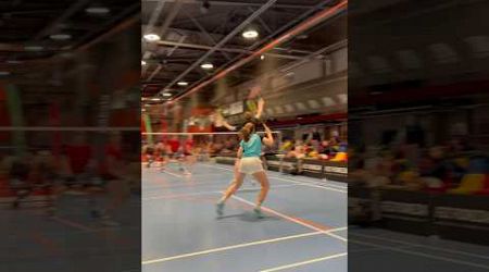 Badminton Mixed Doubles Match Point At Latvia International #badminton #badmintonmatch #yonex