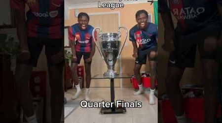 The Champions League Quarter Finals #football #celebrations #championsleague