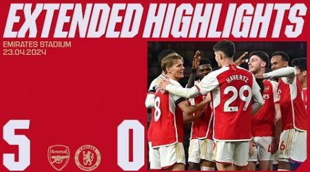 EXTENDED HIGHLIGHTS | Arsenal vs Chelsea (5-0) | Trossard, White (2), Havertz (2)