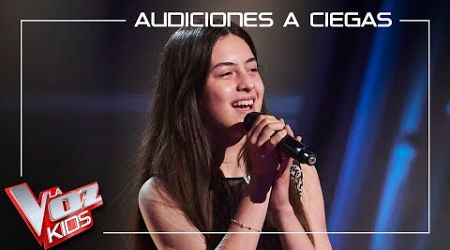 Esther Benito canta &quot;Miedo&quot; | Audiciones a ciegas | La Voz Kids Antena 3 2024