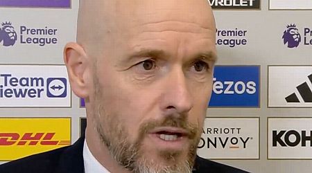 Erik ten Hag claims Man Utd are 'one of most entertaining' teams in the Premier League