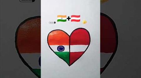 jana gana mana | national anthem India Austria flag #shorts #viralart #janaganamana