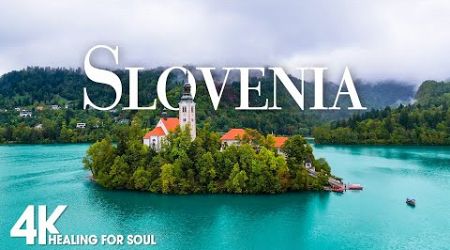 Slovenia 4K Drone Nature Film - Calming Piano Music - Natural Landscape