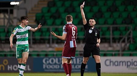 Drogheda United boss Kevin Doherty on red card controversy against Shamrock Rovers