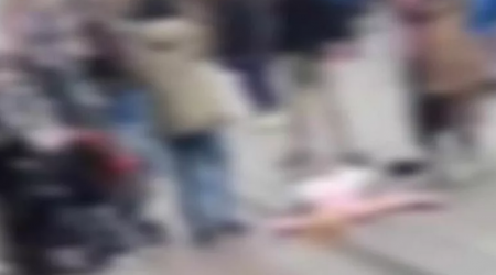 Shocking footage shows woman 'knocked out' on busy Dublin street after scuffle