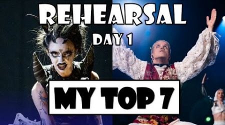 Eurovision 2024: First Rehearsals (Day 1) - My Top 7
