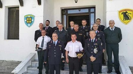 Bulgarian Border Police Director Meets with Chief Police Inspector for Northern Greece